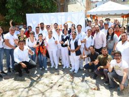 Zapopan llevó servicios médicos gratuitos y actividades recreativas a familias de Arroyo Hondo mediante una brigada encabezada por Ana Isaura Amador. CORTESÍA.