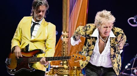 El músico y cantante británico ofreció un concierto en Buenos Aires, Argentina, el 22 de octubre de 2025. AFP