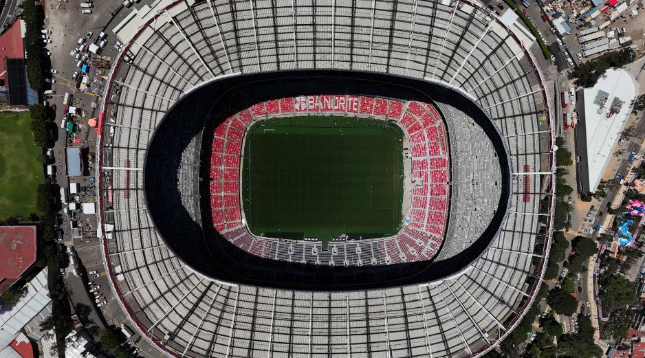 El estadio Ciudad de México (Azteca) agregará a su leyenda un tercer partido inaugural de Copa del Mundo, aunque esta vez no verá al campeón alzar la copa. EFE/ T. Perez