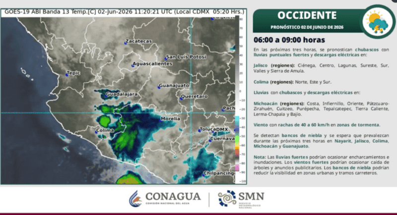 X / @conagua_clima&nbsp;