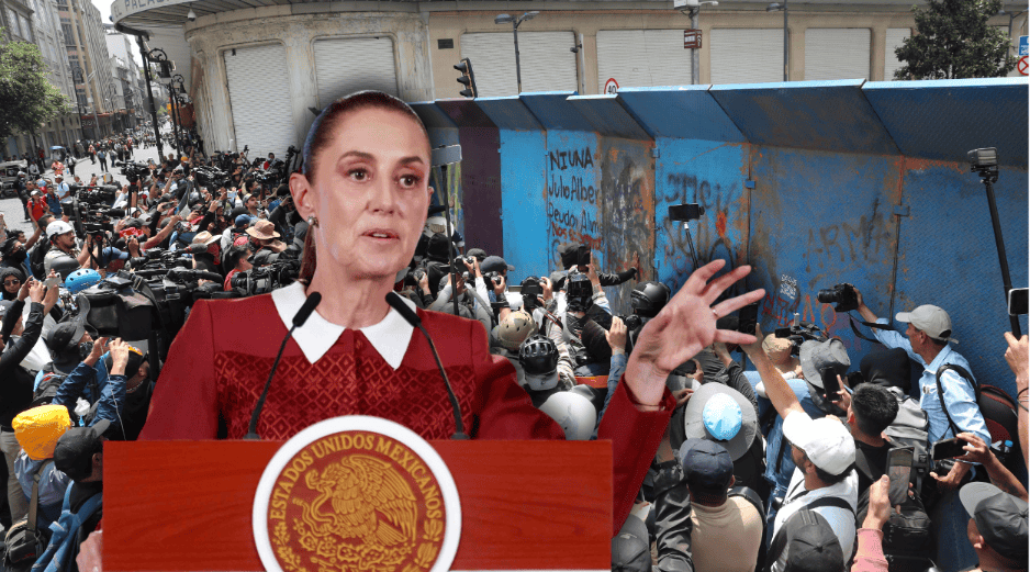 La movilización representa una nueva escalada en el conflicto entre el Gobierno de Sheinbaum y la CNTE, que mantiene un paro nacional indefinido. SUN/D. Simón Sánchez EFE/M. Guzmán