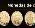 En total, se elaboraron 4 monedas de oro con un valor nominal de 25 pesos. ESPECIAL/BANXICO