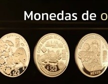 En total, se elaboraron 4 monedas de oro con un valor nominal de 25 pesos. ESPECIAL/BANXICO