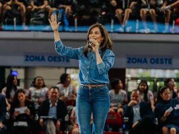 Vero Delgadillo resaltó una reducción del 20% en los delitos de alto impacto durante su gestión. FACEBOOK/Verónica Delgadillo