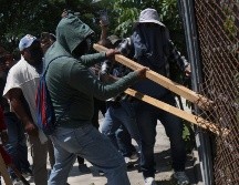 El secretario de Seguridad de CDMX, Pablo Vázquez Camacho, confirmó la presencia de personas con el rostro cubierto que iniciaron con los disturbios. EFE/J. de la Cruz