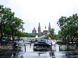 Lluvia sobre la ciudad de Guadalajara. EL INFORMADOR / ARCHIVO