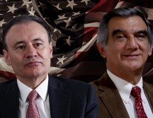 El medio Los Angeles Times publicó que Washington está investigando a los gobernadores de Sonora, Alfonso Durazo, y Tamaulipas, Américo Villareal, a quienes habría retirado sus visas en el marco de las indagatorias. ESPECIAL / SUN y CANVA