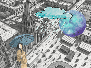 Se espera que la lluvia en  Guadalajara cese por completo entre las 11:00 y las 12:00 horas. EL INFORMADOR / ARCHIVO