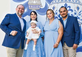 José Alejandro Michel, Sara Judith Sahagún, José Sebastián Michel, Ana Laura Barajas y Alvaro César Sahagún. GENTE BIEN JALISCO / Revista del 5 de junio 2026