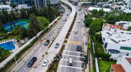 Frangie reconoció que la obra no es una solución definitiva para el congestionamiento de la zona, pero aseguró que aliviará el conflicto vial. EL INFORMADOR/A. Navarro
