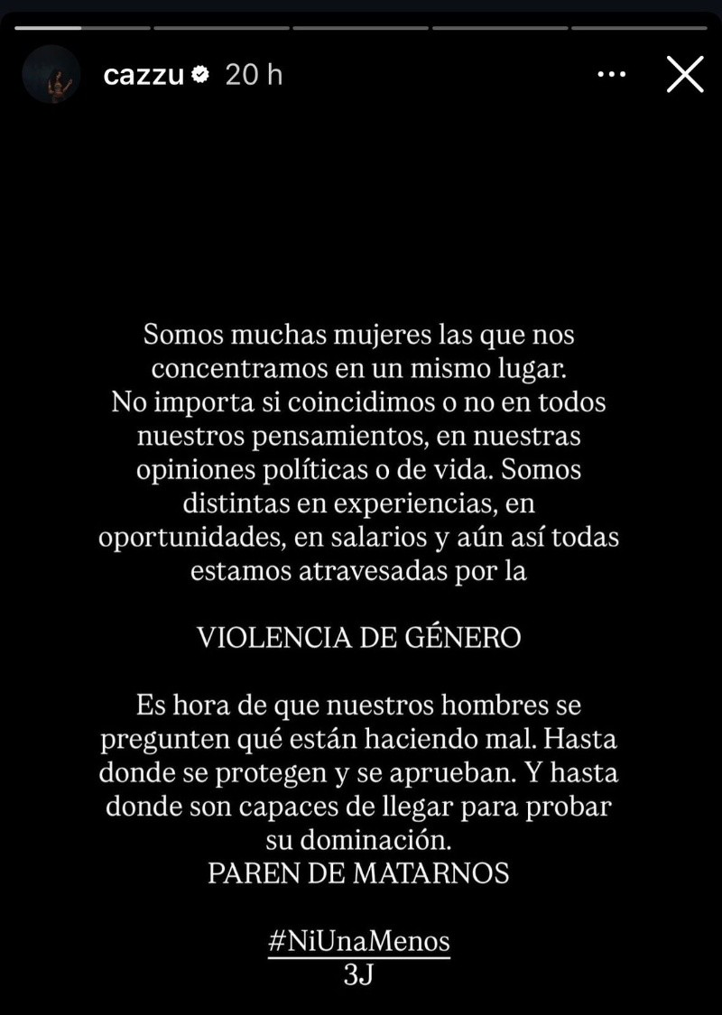 &nbsp;ESPECIAL / I</p>
                    <p>G / @cazzu