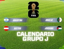 Argentina, Austria, Argelia y Jordania se enfrentarán del 16 al 27 de junio buscando su pase a los dieciseisavos de final del torneo. ESPECIAL / CANVA