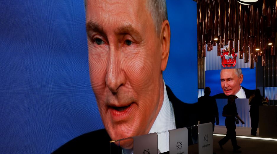 Putin admitió haber ojeado el contenido de la carta de Zelenski. EFE/EPA/ANATOLY MALTSEV