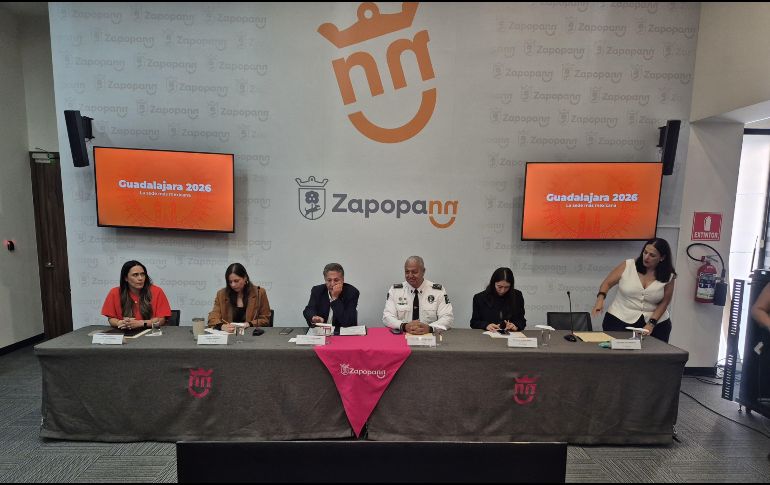 El alcalde de Zapopan, Juan José Frangie, estuvo presente en la rueda de prensa de este viernes. EL INFORMADOR/M. Hernández