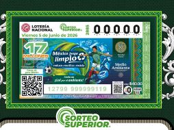 El billete del Sorteo Superior 2885 fue ilustrado en alusión a la campaña ambiental 