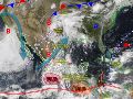 El temporal de lluvias persistirá en gran parte del país, mientras la onda de calor mantendrá temperaturas superiores a los 45 grados en algunas regiones. ESPECIAL/ SMN.