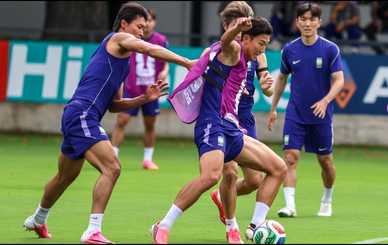 Son Heung-min, Kim Min-jae y Lee Kang-in despertaron la admiración de la afición tapatía. EL INFORMADOR/ A. NAVARRO.