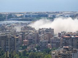 Este bombardeo contra el Dahye es el primero desde que el Líbano e Israel acordaran el pasado miércoles 3 de junio un alto el fuego condicionado al cese de los ataques. EFE / E. GUTIÉRREZ