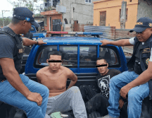 Los capturados fueron identificados como Alexis Emanuel Lemus Pineda y Oseas de Jesús Salvador Parada. X / @PNCdeGuatemala
