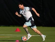 Lionel Messi. El astro de la Albiceleste se encuentra recuperado de su lesión y podrá ver minutos. AP/C. Riedel