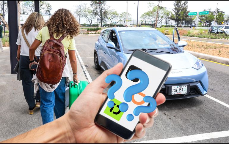 Para utilizar plataformas para transportarte desde el Aeropuerto de Guadalajara, deberás acreditar un viaje solicitado en una de estas tres aplicaciones. EL INFORMADOR / ARCHIVO