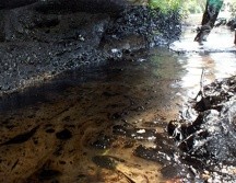 Los habitantes locales y activistas ambientales urgen la intervención de las autoridades federales ante el riesgo inminente de que el combustóleo llegue al mar. EL INFORMADOR/ARCHIVO