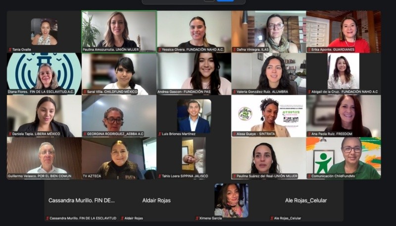 Representantes de las organizaciones tuvieron una videollamada para afinar los detalles de la campaña 