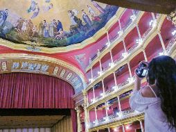 Esta imagen muestra el interior del Teatro Degollado, emblemático edificio neoclásico. CORTESÍA