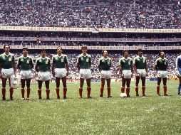 La Selección Mexicana antes de abrir el Mundial 86 frente a Bélgica. EL INFORMADOR/Archivo