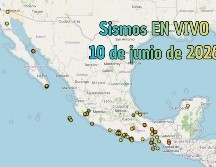EN VIVO | Sismos en México | Miércoles 10 de junio. ESPECIAL / SSN