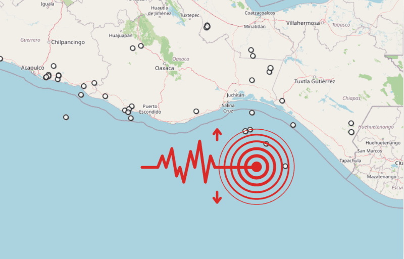 &nbsp;Sismo en Chiapas. ESPECIAL / SSN