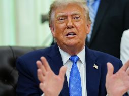 El presidente Trump responsabilizó a Irán de no haber firmado aún un acuerdo que ponga fin a la guerra que, según dijo, EU e Israel iniciaron el 28 de febrero, después de 