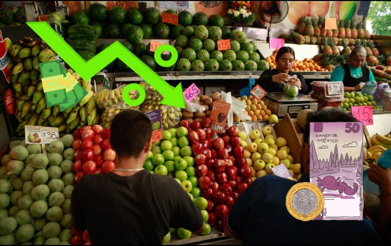 El Inegi explica que la desaceleración de la inflación en México se logró gracias a la renovación del Paquete contra la Inflación y la Carestía (Pacic) de la Presidenta Sheinbaum. EL INFORMADOR / ARCHIVO