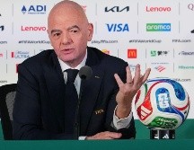 Gianni Infantino, presidente de la FIFA, durante una rueda de prensa en el Estadio Ciudad de México, previo al inicio del Mundial 2026. IMAGO7