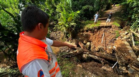 Las redes sociales de Protección Civil informaron que brigadas de auxilio se movilizaron a la zona. X/@pcivilchiapas