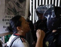 Familiares de víctimas reclamaron mayor atención a las búsquedas y denunciaron la falta de respuestas frente a un fuerte resguardo policial. SUN/F. Rojas