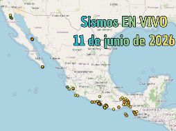 EN VIVO | Sismos en México | Jueves 11 de junio. ESPECIAL / SSN