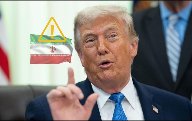 Trump advirtió esta semana que Irán ha tardado demasiado en negociar y que ahora tenía que afrontar las consecuencias. EFE / EPA / AARON SCHWARTZ / POOL