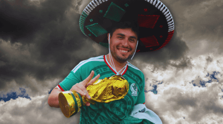 Durante ese momento crucial del día, el termómetro oscilará entre los 24 y 26 grados Celsius en las inmediaciones del Estadio Ciudad de México, generando una sensación térmica bochornosa. ESPECIAL / CANVA