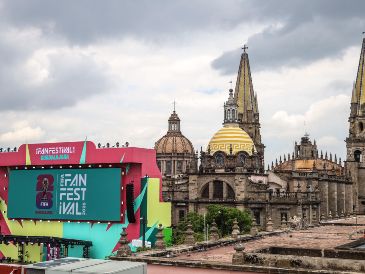El FIFA Fan Festival instalado en la Plaza Liberación abrió oficialmente al público este pasado 11 de junio. EL INFORMADOR/ARCHIVO