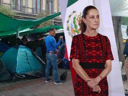 Las declaraciones de la Mandataria surgen tras la cuarta reunión entre CNTE y Segob que, pese a ser exitosa, no apaciguó a las y los maestros manifestantes en Ciudad de México. SUN / G. Pano / ARCHIVO