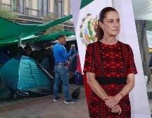 Las declaraciones de la Mandataria surgen tras la cuarta reunión entre CNTE y Segob que, pese a ser exitosa, no apaciguó a las y los maestros manifestantes en Ciudad de México. SUN / G. Pano / ARCHIVO