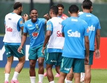Neymar se ausentó de nuevo de la sesión de entrenamiento en el complejo Columbia Park. EFE / S. MOREIRA
