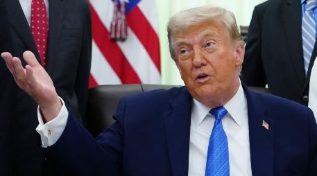 El presidente de Estados Unidos, Donald Trump, habla en el Despacho Oval de la Casa Blanca, el miercoles 10 de junio de 2026, en Washington. AP / ARCHIVO