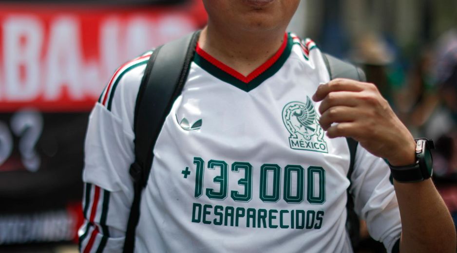 Los familiares de personas desaparecidas llevan meses preparando acciones para aprovechar el Mundial como plataforma de visibilidad. EFE/I. Esquivel