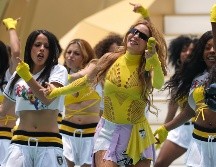 Shakira actuó en el Estadio Ciudad de México al lado de figuras como Belinda, Los Ángeles Azules, Maná, Alejandro Fernández y Andrea Bocelli. AP/E. Verdugo