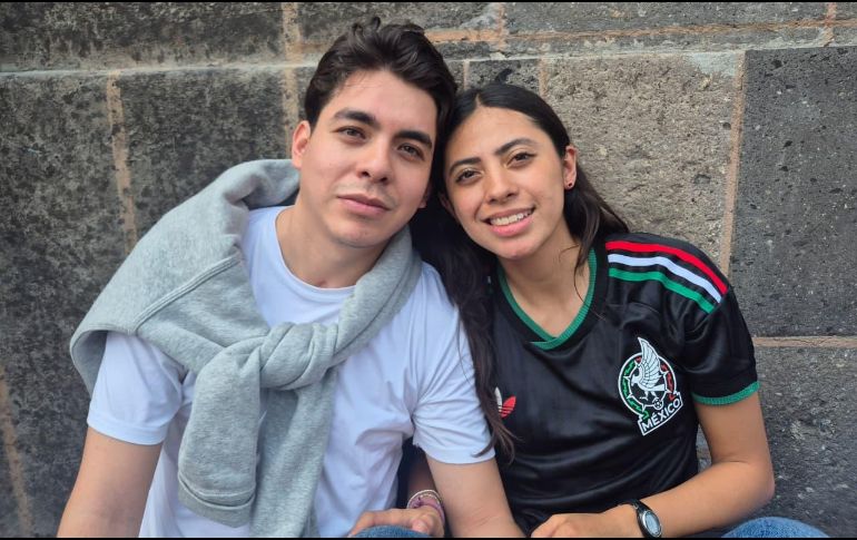 Aficionados disfrutando el partido inaugural del Mundial 2026 en el Fan Fest en el Centro de Guadalajara. EL INFORMADOR / O. GONZÁLEZ