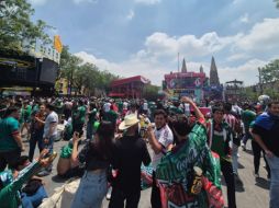 El Fan Fest Guadalajara registró semáforo rojo y ocupación al 100% de su capacidad. EL INFORMADOR / O. GONZÁLEZ