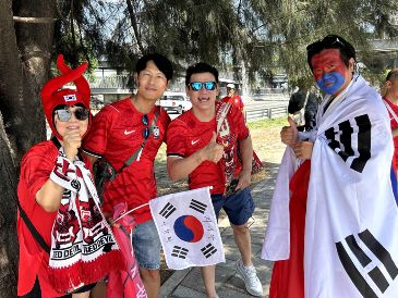 Los seguidores de Corea del Sur llegaron con ilusión al Mundial 2026 y depositan sus esperanzas en Heung-min Son para liderar una destacada actuación del equipo. EL INFORMADOR/ L. ASCANIO.