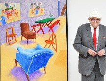 David Hockney en una exhibición en Londres. EFE / ARCHIVO